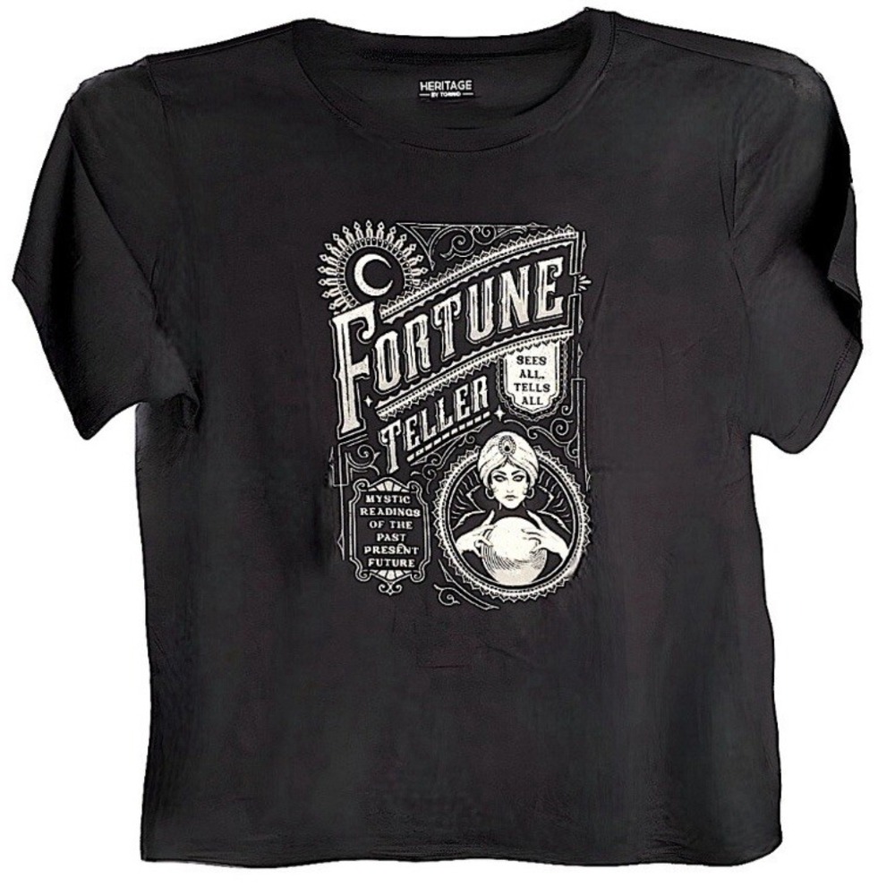TORRID T-Shirt Fortune Teller Classic Fit Heritage Jersey Crew Tee NWT Size 5X - Picture 5 of 6